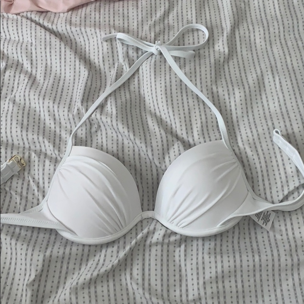 Target, white push up swim top